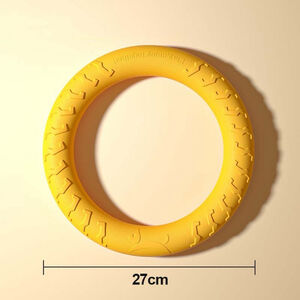 Dog Ring Toy 27cm Yellow